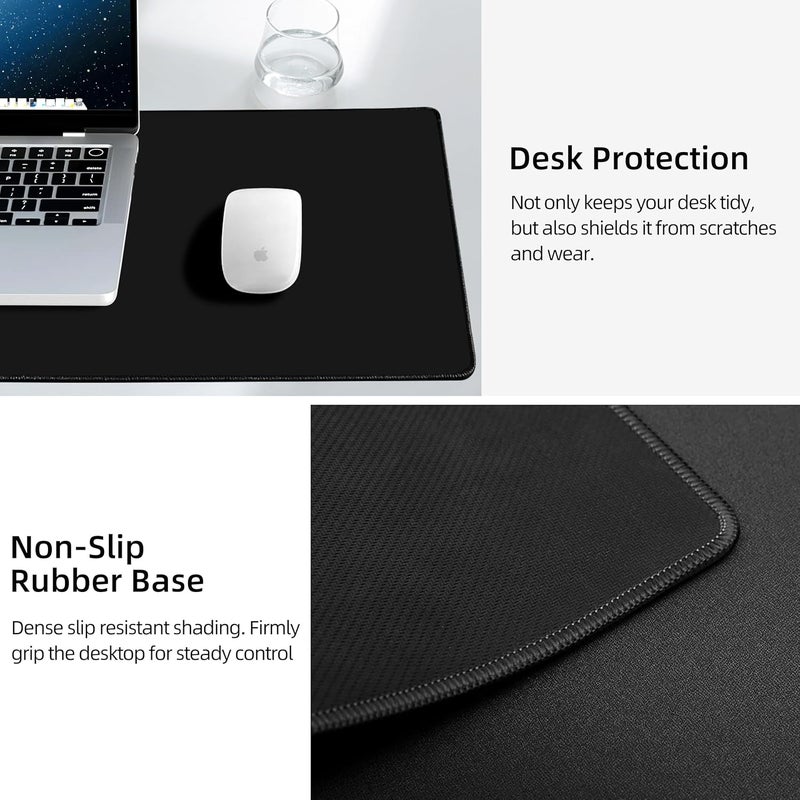 ExtreLife Mouse Pad with Wireless Charging, Gaming Mouse Pad with Ultra-Smooth Surface, Large XXL Desk Mat, Non-Slip Mouse Mat, Waterproof Computer Keyboard Pad for Gaming, Desk, Office, PC, 900x400x4MM, Black - Image 5